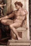 Michelangelo Buonarroti Ignudo Sweden oil painting artist